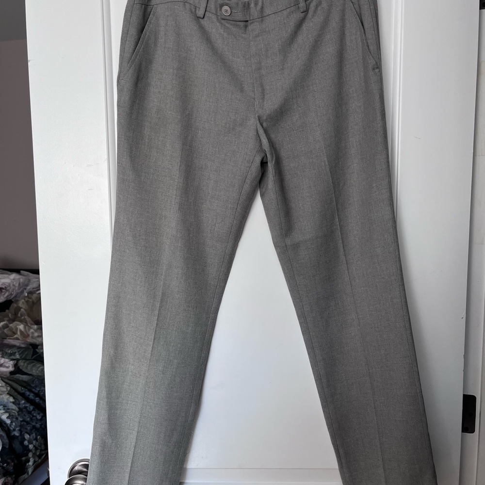 Topman Gray Men's Dress Pants